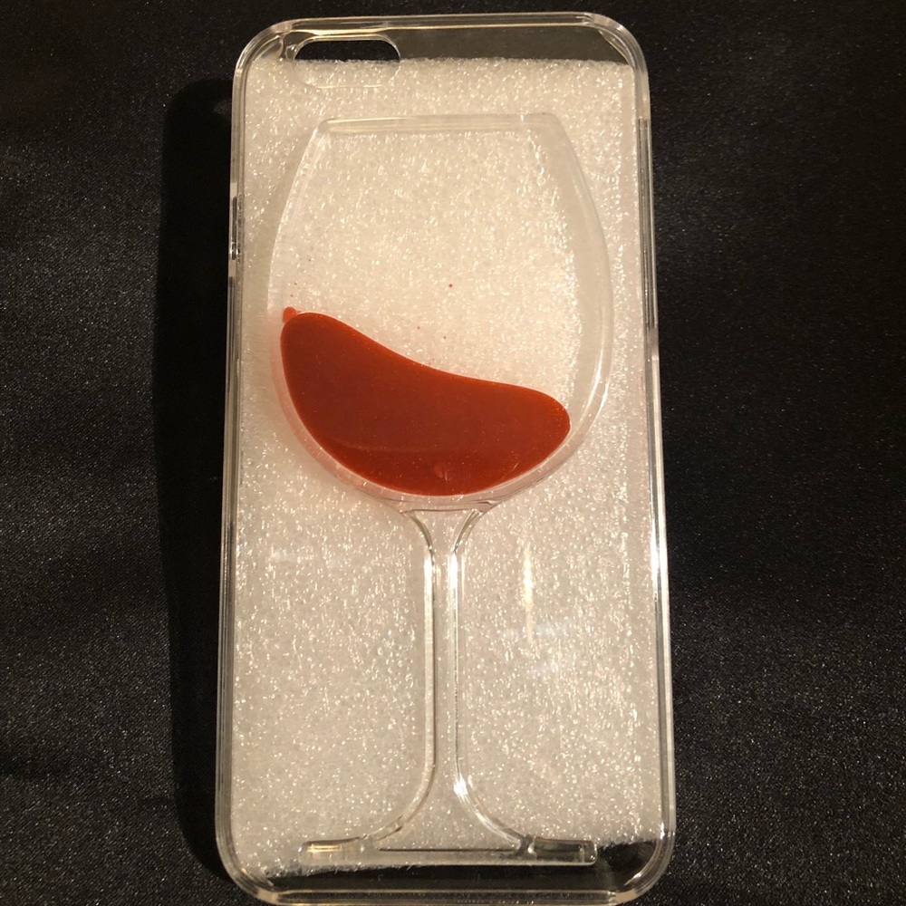Cover Iphone 6 clear glass wine